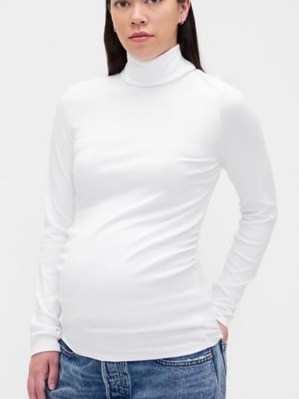 Gap Maternity Modern Turtleneck Shirt